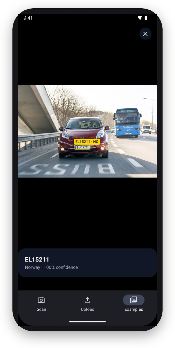 Android: EL 15211 read from a photo